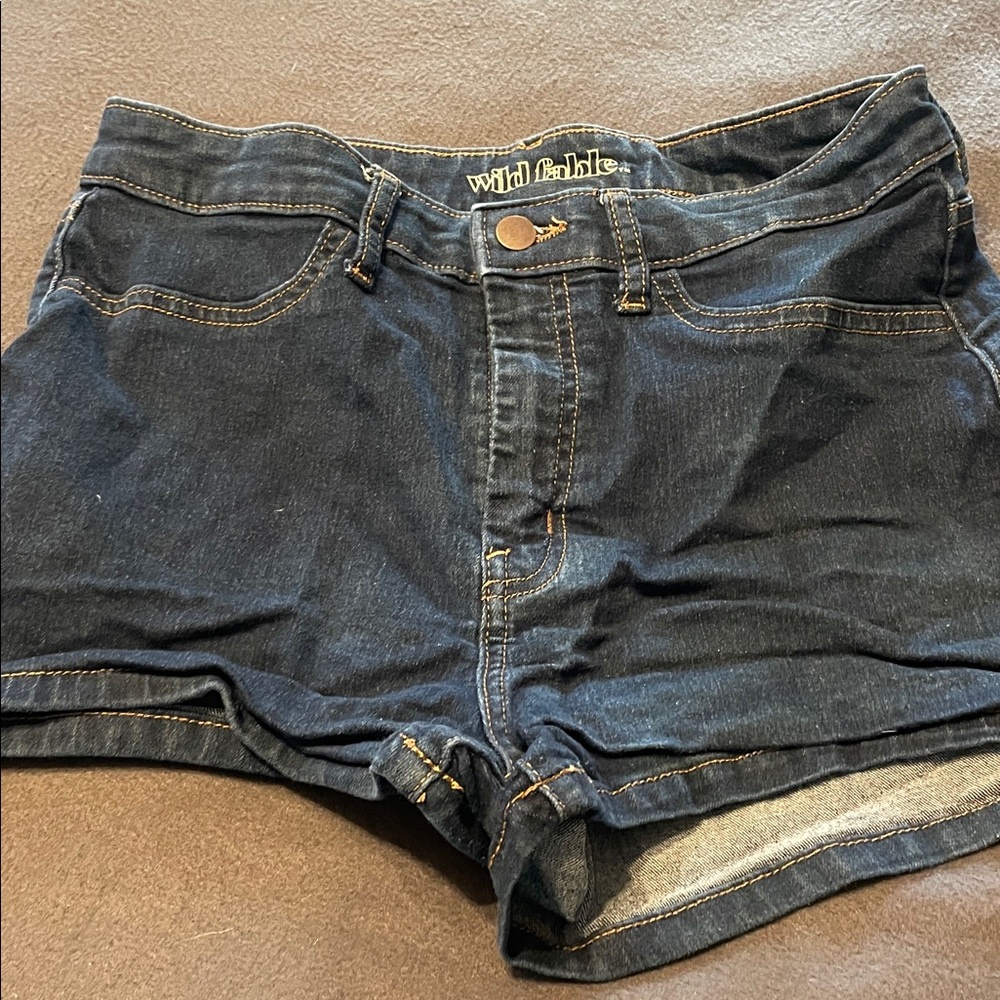 Wild Fable Dark Blue Jean Shorts